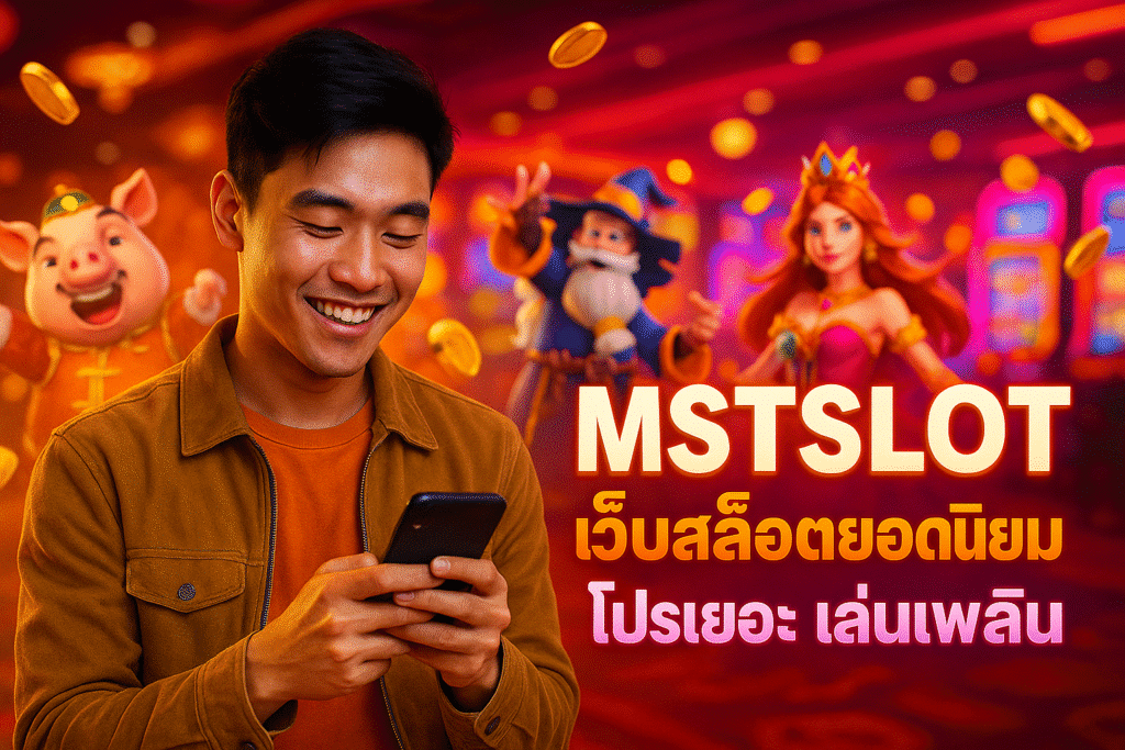 MSTSLOT เว็บสล็อตยอดนิยม โปรเยอะ เล่นเพลิน