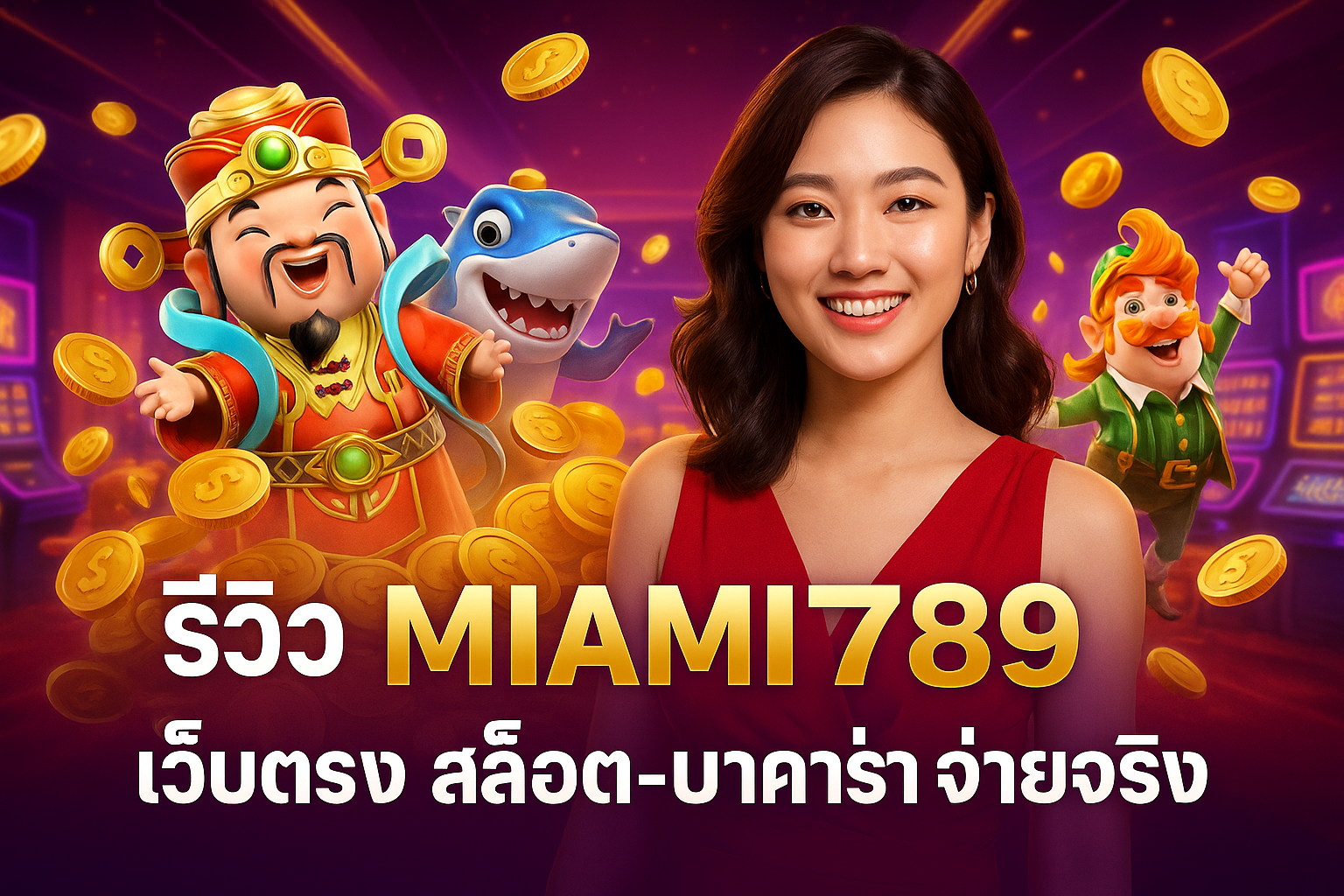 รีวิว MIAMI789 เว็บตรง สล็อต-บาคาร่า จ่ายจริง
