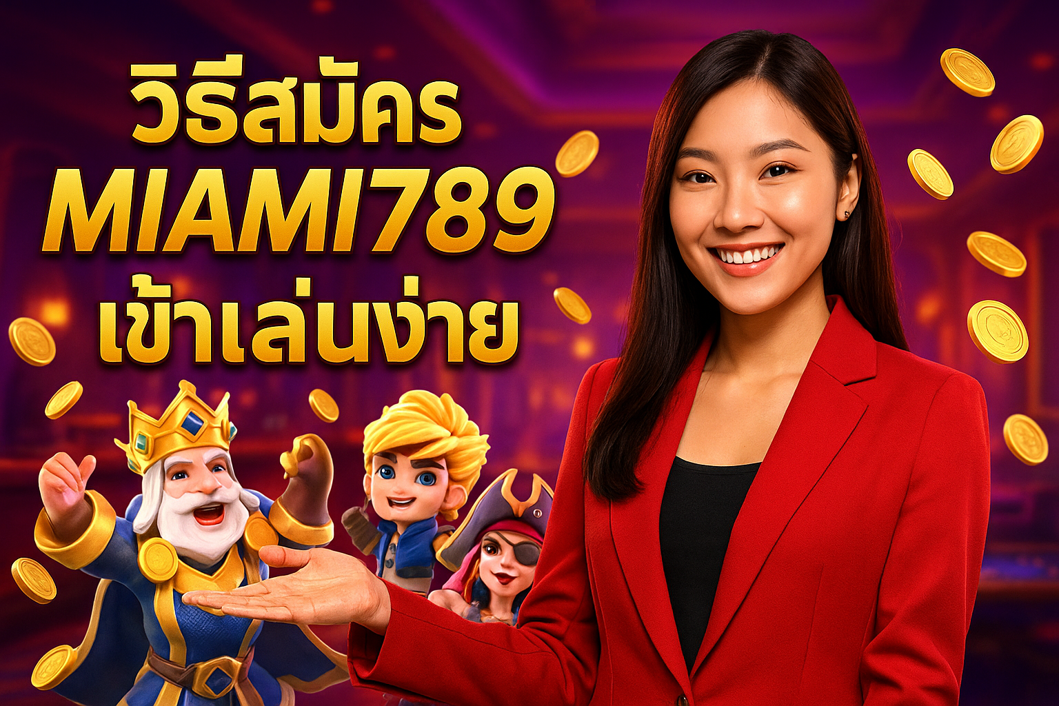 วิธีสมัคร MIAMI789 เข้าเล่นง่าย