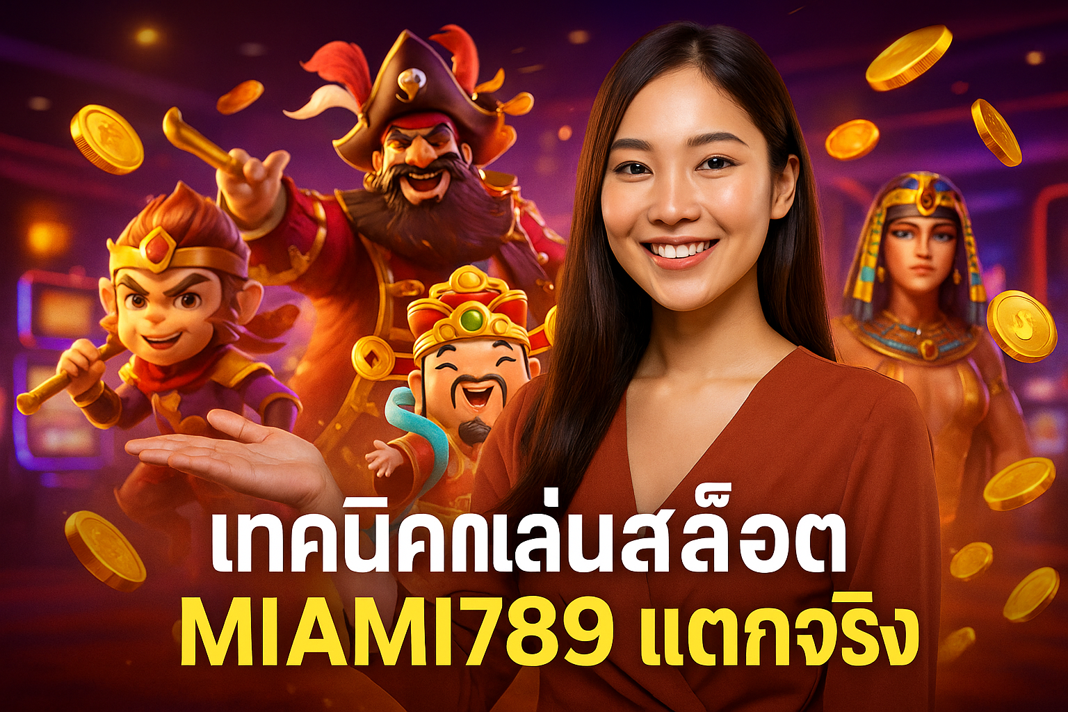 เทคนิคเล่นสล็อต MIAMI789 แตกจริง